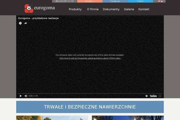 eurogoma.pl site used Eurogoma