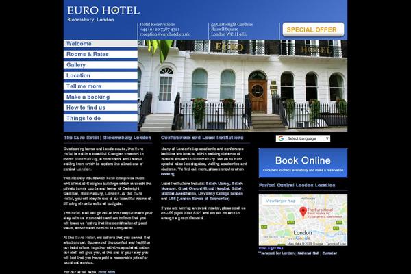 eurohotel.co.uk site used Eurohotel