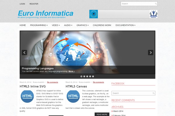 euroinformatica.ro site used Colabro