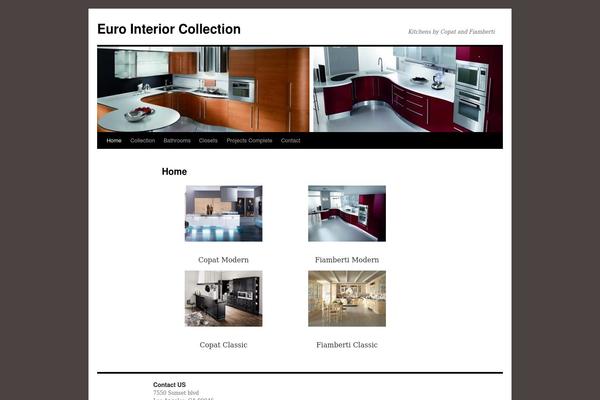 Twenty Ten theme site design template sample