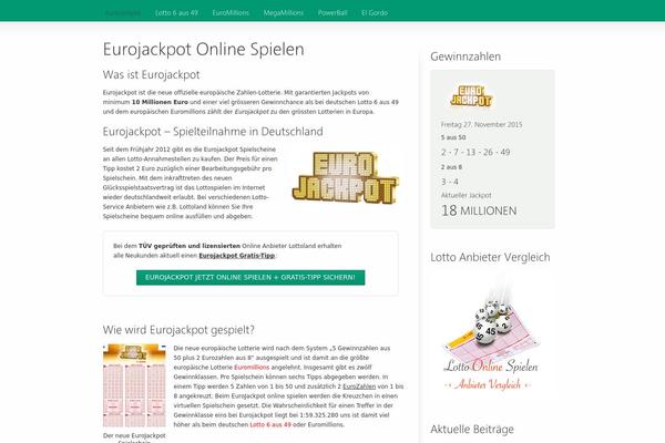 eurojackpot-info.com site used Striking