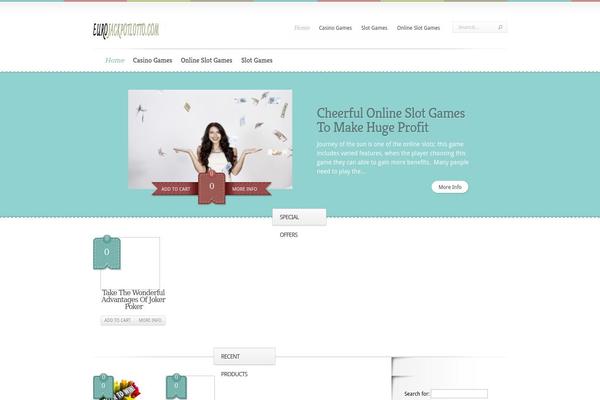 Boutique theme site design template sample