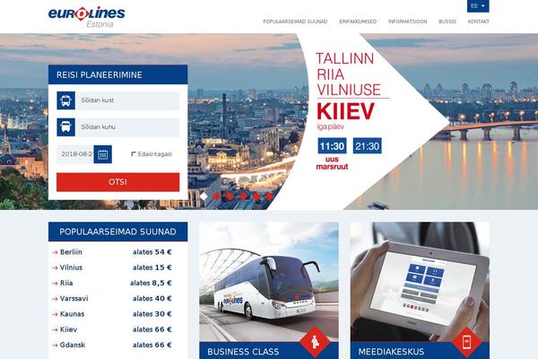 eurolines.ee site used Eurolines