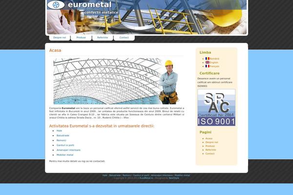 eurometal.eu site used Easybuddy