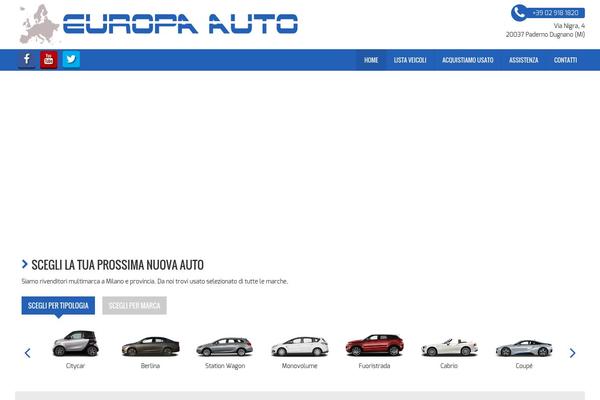 Gestionaleauto theme site design template sample