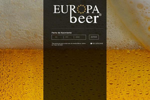 europabeer.com.mx site used Europa
