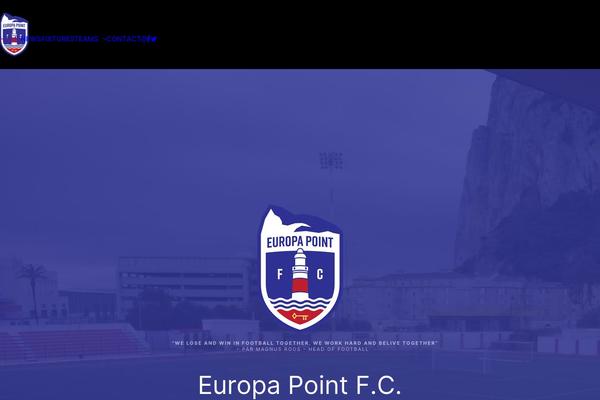 europapointfc.com site used Total-child-theme