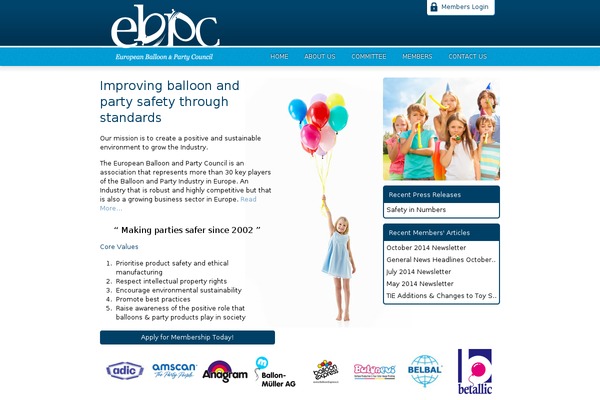 europeanballooncouncil.eu site used Ebpc