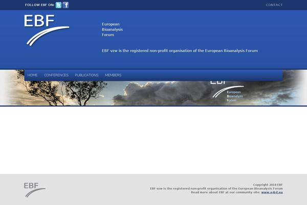 europeanbioanalysisforum.eu site used Ebf