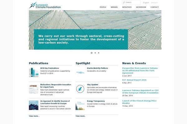 europeanclimate.org site used Ecf