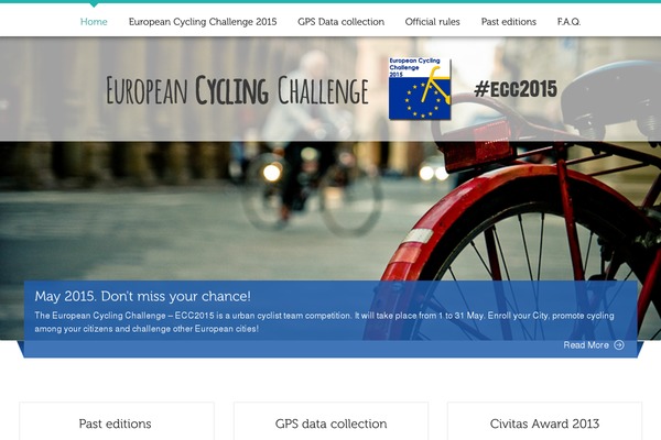 europeancyclingchallenge.eu site used ButterBelly