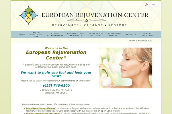 Erc theme site design template sample