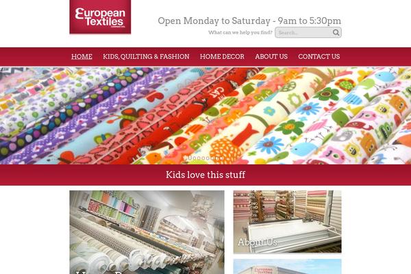 europeantextiles.ca site used Europeantextiles