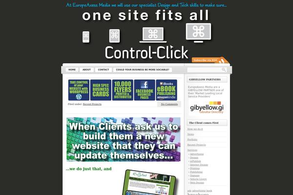 WordPress website example screenshot