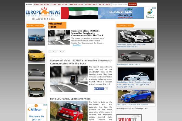 Thesis 1.8 theme site design template sample