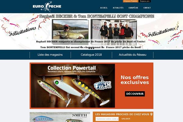 europeche.fr site used Europechev1
