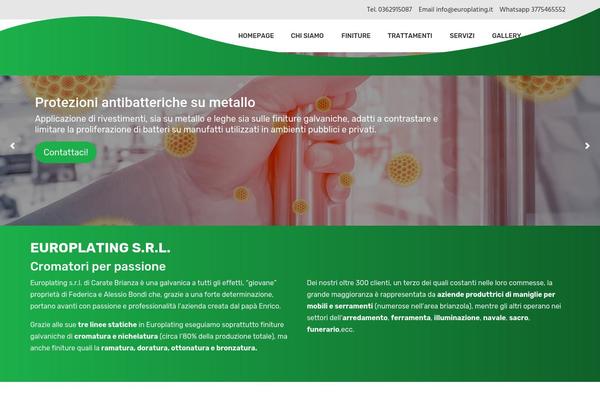 europlating.it site used Europlating