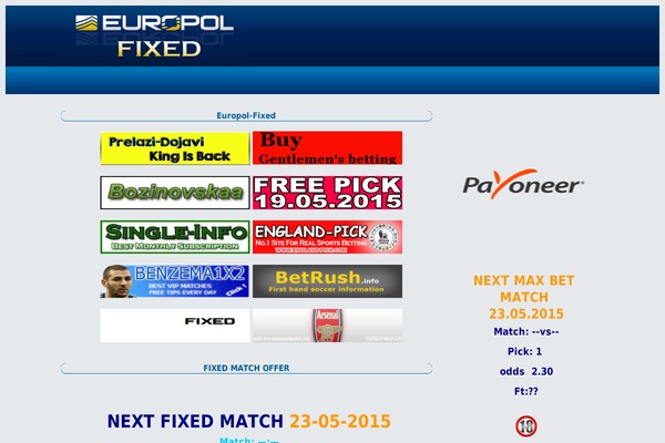 europol-fixed.com site used Europol
