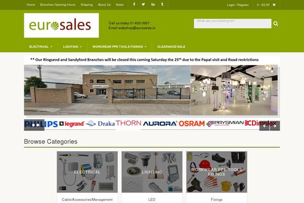 eurosales.ie site used The Story Child