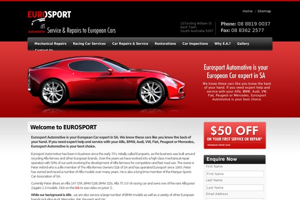 eurosportauto.biz site used Eurosport