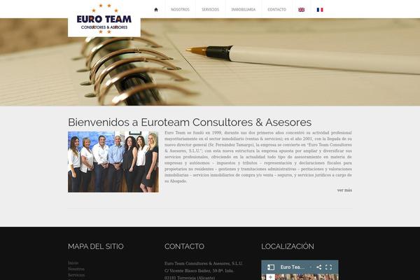 euroteamconsultores.com site used Realestast