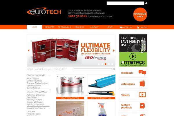 eurotechdisplays.com.au site used Eurotech