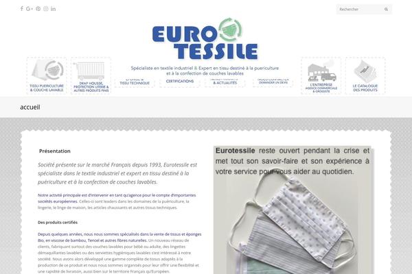Total theme site design template sample
