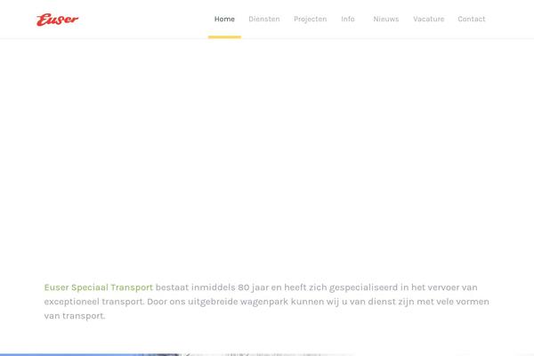 euser-speciaaltransport.nl site used Dhc