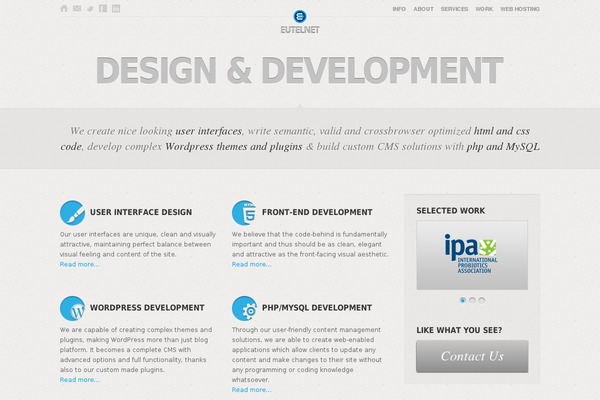 WordPress website example screenshot