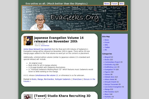 evageeks.org site used Evageeks