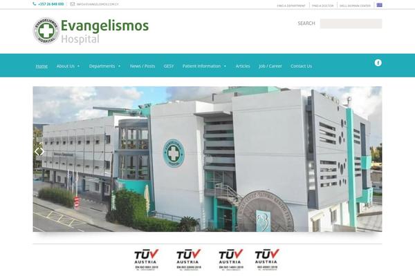 evangelismos.com.cy site used Theme49405