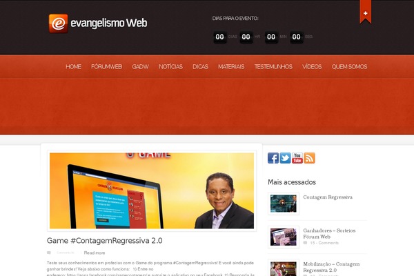 evangelismoweb.com site used Pa-thema-sedes