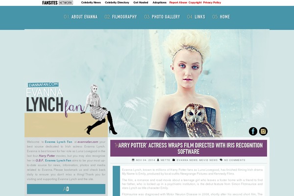 evannafan.com site used Evannafan-wl9