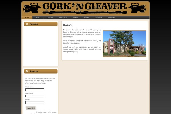 evansvillecork.com site used Cork_wp_theme