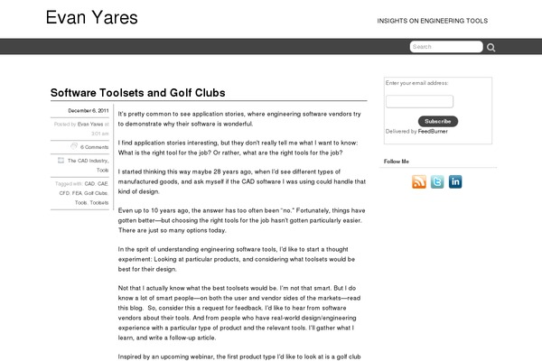 WordPress website example screenshot