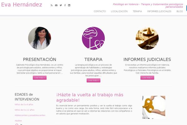 Customizr theme site design template sample