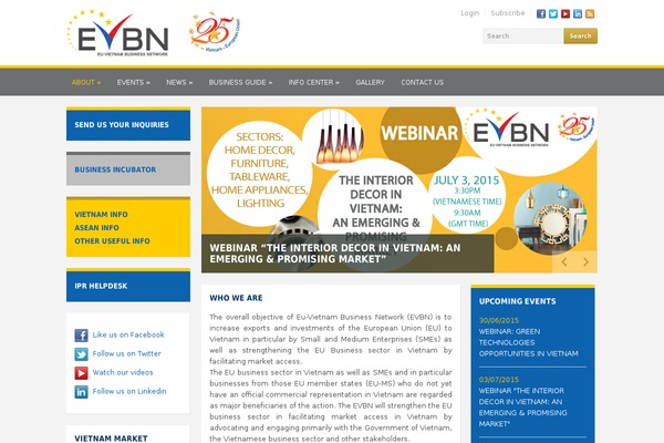 evbn.org site used Thietkewebwordpress