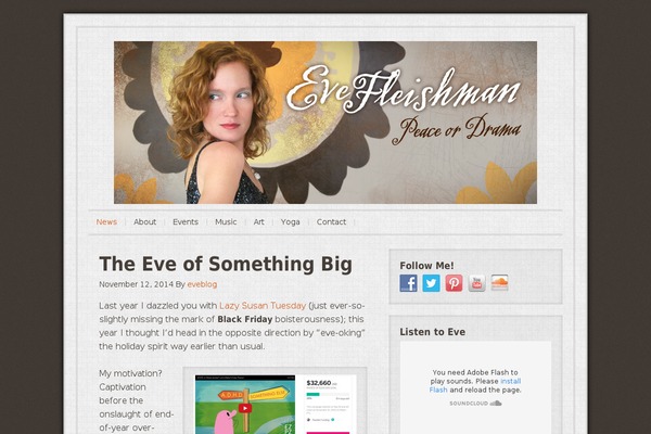 evefleishman.com site used Twotone