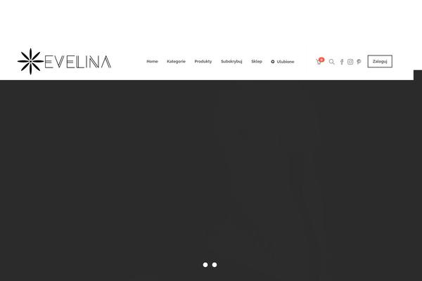 Jevelin-child theme site design template sample