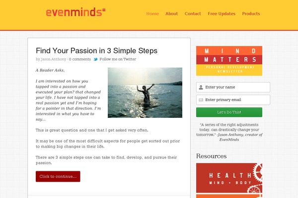 Thesis 1.8.5 theme site design template sample