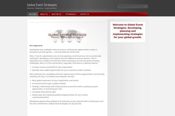 Red Modern theme site design template sample