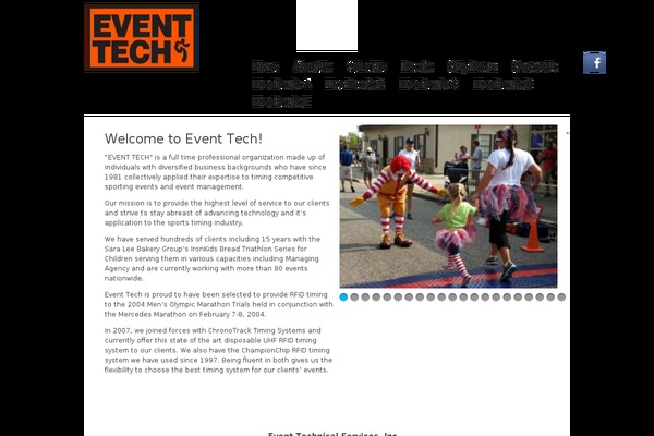 event-tech.com site used Rsusites_race