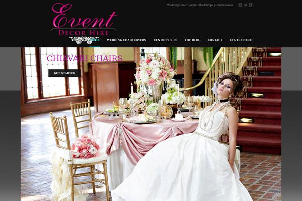 eventdecorhire.com site used Chaircovers