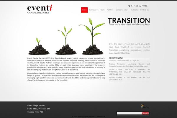 eventi.com site used Eventi