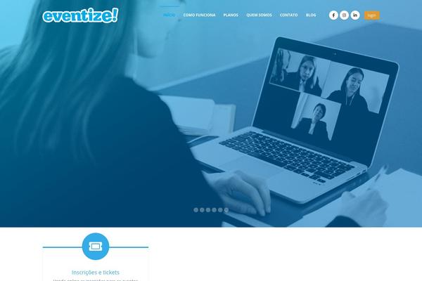 WordPress website example screenshot
