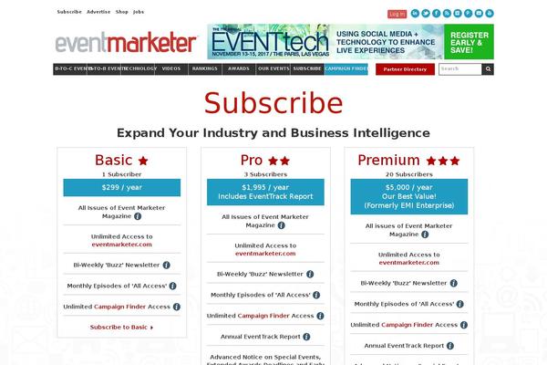 eventmarketing.com site used Em