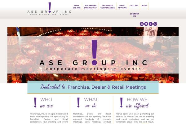 eventplanningexperts.com site used Ase