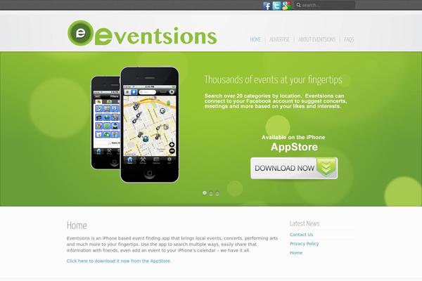 eventsions.com site used Inspire