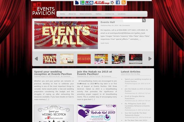 eventspavilion.com site used WP-Creativix