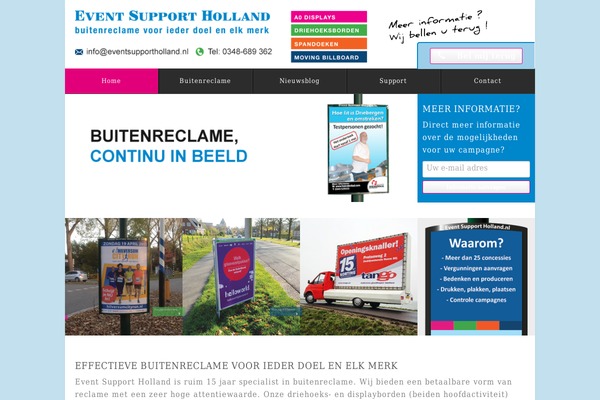 eventsupportholland.nl site used Theme1783